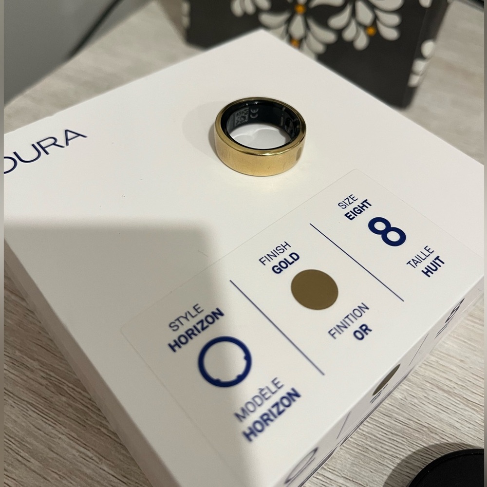 Oura ring Horizon GOLD (size 8)